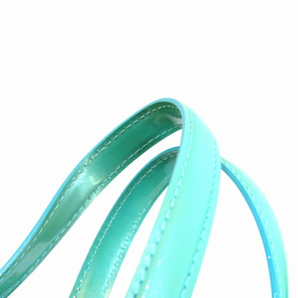 LOUIS VUITTON Vernis Wilshire PM M91724 Blue Lagon Bag Handbag Ladies - Picture 9 of 9